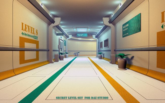 Click here to see preview images for "Secret level set for Daz Studio" Secret level set for Daz Studio