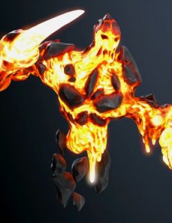 Lava Daemon for Daz3D