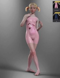 3dKing Julien Jumpsuit for Genesis 9