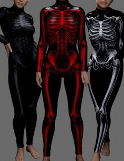 MS Halloween Costume Skeleton (G8F and G9)