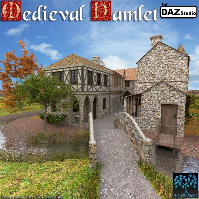 Click here to see preview images for "Medieval Hamlet for Daz" Medieval Hamlet for Daz