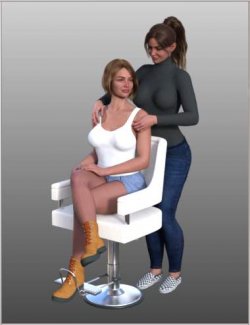 FG Salon Poses for Genesis 9