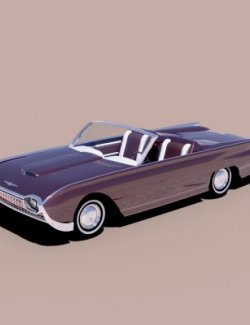 Car, Ford, Thunderbird, 1961, Birdman, V1