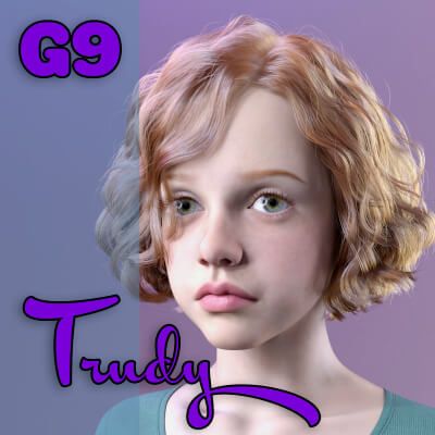 Click here to see preview images for "BG3D Trudy for Genesis 9" BG3D Trudy for Genesis 9