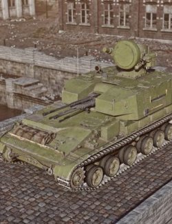 ZSU 32 2 AA Vehicle WT for DAZ3D