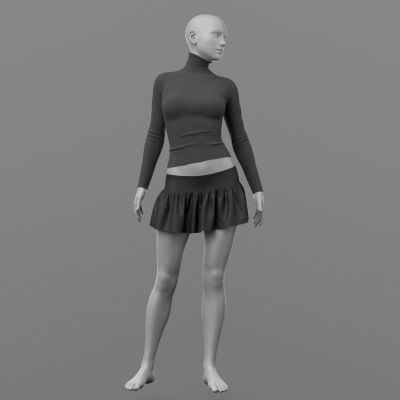 Click here to see preview images for "Sweater and Skirt G8 Female" Sweater and Skirt G8 Female