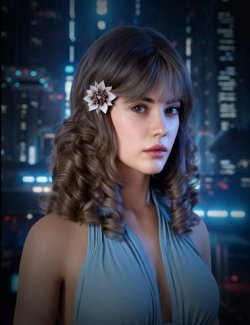 dForce Aureliia Doll Hair For Genesis 9