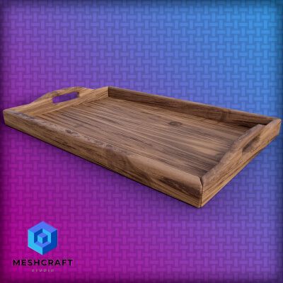 Click here to see preview images for "Wooden Beverage Tray" Wooden Beverage Tray