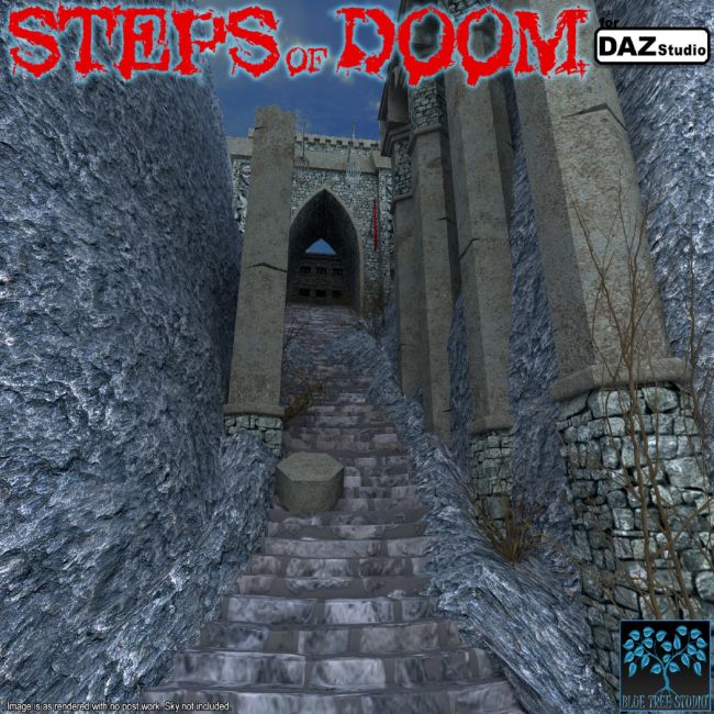 Click here to see preview images for "Steps of Doom for Daz Studio" Steps of Doom for Daz Studio