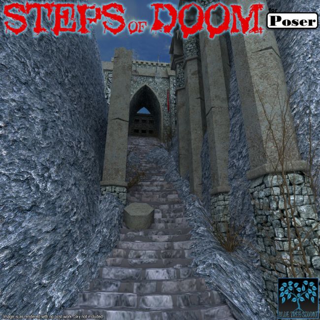 Click here to see preview images for "Steps of Doom for Poser" Steps of Doom for Poser