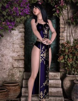 AH dForce Silken Petal Outfit Texture Add-On