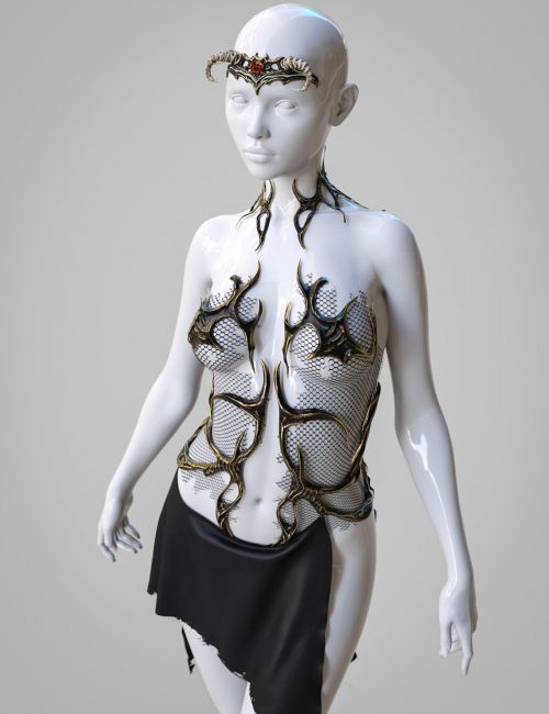 Click here to see preview images for "dForce Abysmal Void Outfit for Genesis 9" dForce Abysmal Void Outfit for Genesis 9