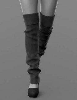 Knee Socks Shoes 1v G8 Female