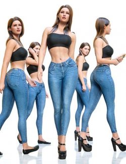 Z Pose Library Walking Mega Set for Genesis 9 and 8 Female