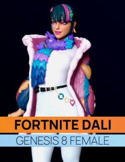 Fortnite Dali for Genesis 8 Female