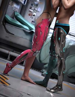 Cyber Augments Legs HD for Genesis 9