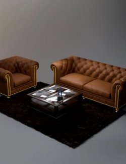 AQ3D Master Sofa 200