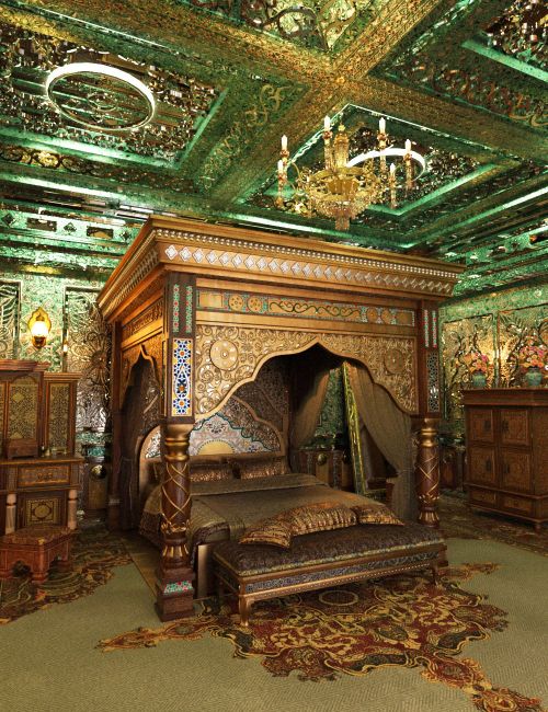 Click here to see preview images for "XI Persian Palace Bedroom" XI Persian Palace Bedroom