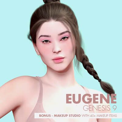Click here to see preview images for "Eugene for Genesis 9 with Makeup Studio" Eugene for Genesis 9 with Makeup Studio