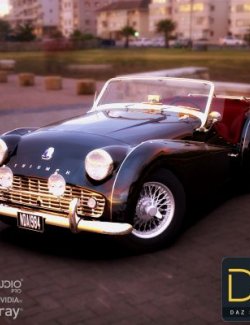 Triumph TR3B 1962 for DAZ Studio