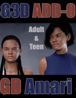 BG3D Add-On Pack for AGD Amari Teen and Adult for G8-8.1F