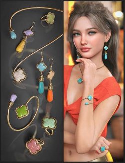 VRV Madeline Jewelry for Genesis 9, 8.1, and 8 Females