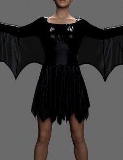 MS Halloween Costume Bat Dress (G8F and G9)