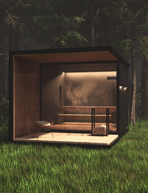 Click here to see preview images for "D Modern Sauna" D Modern Sauna