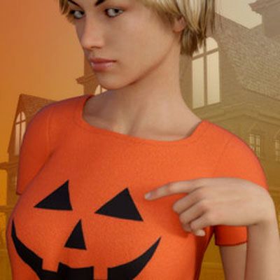 Click here to see preview images for "Pumpkin Shirt for Genesis 8 Female" Pumpkin Shirt for Genesis 8 Female