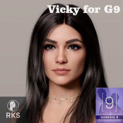 Click here to see preview images for "RKS Vicky for Genesis 9" RKS Vicky for Genesis 9