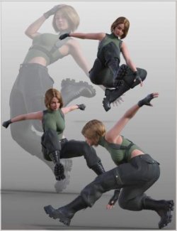 FG Jumping Pose Collection for Genesis 9
