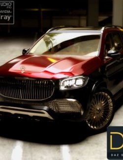 Mercedes Maybach GLS600 2022 for DAZ Studio