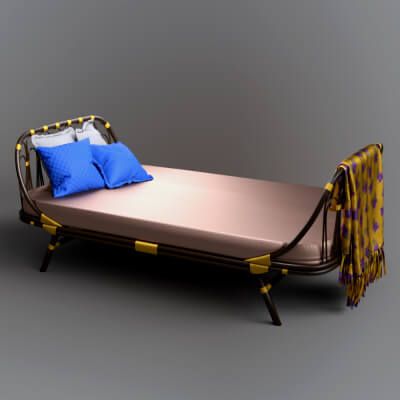Click here to see preview images for "AQ3D Master Daybed 4" AQ3D Master Daybed 4