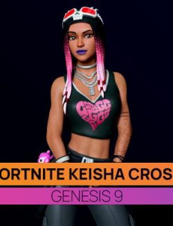 Fortnite Keisha Cross for Genesis 9