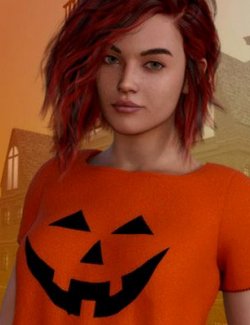 Pumpkin Shirt for Genesis 9