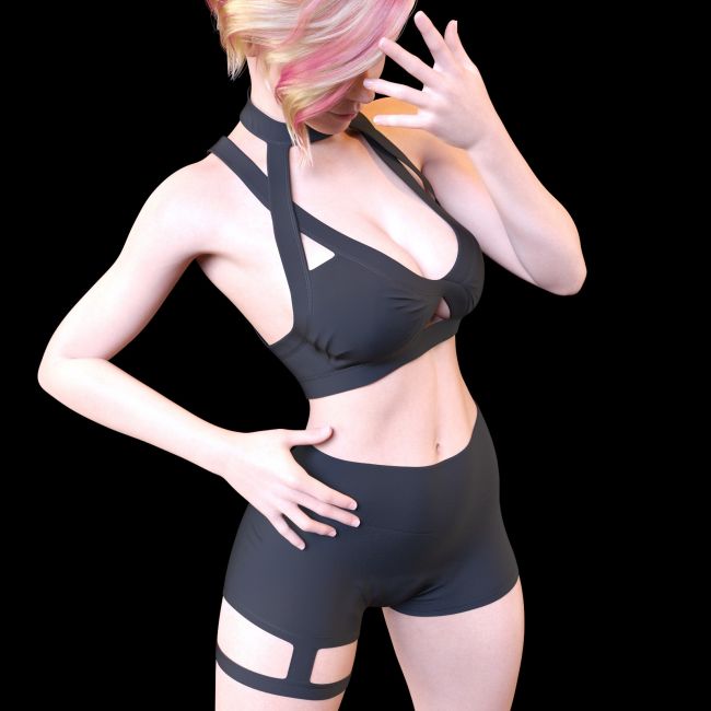 Click here to see preview images for "dForce NA Fitness Outfit for G8 and G8.1F" dForce NA Fitness Outfit for G8 and G8.1F