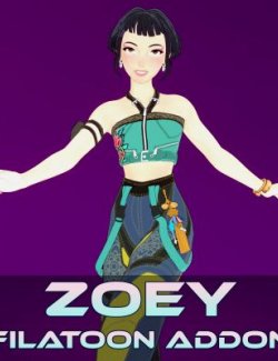 Zoey for Genesis 9 Filatoon Add-On