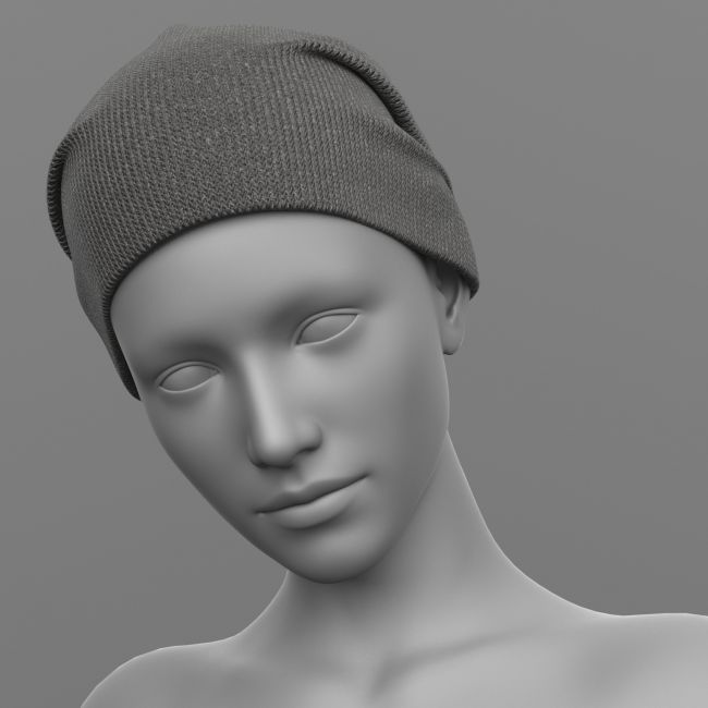Click here to see preview images for "Knit Cap 1v G8 Female" Knit Cap 1v G8 Female