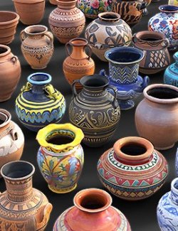 Ancient Jar Collection for Daz Studio