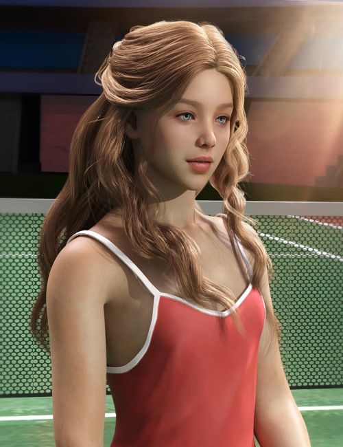 Click here to see preview images for "dForce Gentle Curly Hair for Genesis 9" dForce Gentle Curly Hair for Genesis 9