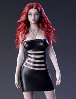 MbM Bewitching Bodycon Dress for Genesis 8 Female