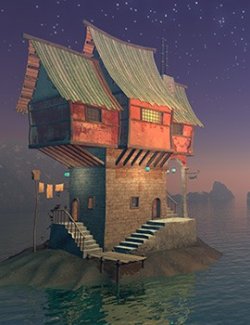 Fisherman house for Daz Studio