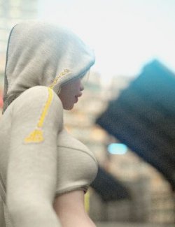 Decibel Hoodie Hood Up Style