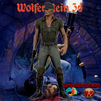 Click here to see preview images for "Rudi Jager Wolfenstein Old Blood for DAZ3d" Rudi Jager Wolfenstein Old Blood for DAZ3d