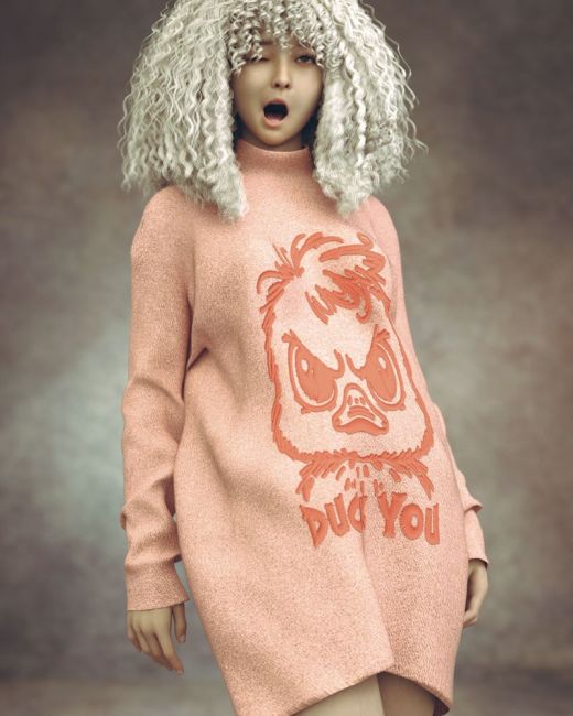 Click here to see preview images for "SarcastiKnit dForce Sweater Outfit for Genesis 9" SarcastiKnit dForce Sweater Outfit for Genesis 9