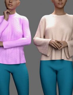 MS 2-in-1 Casual Knit Sweaters (G8F and G9)
