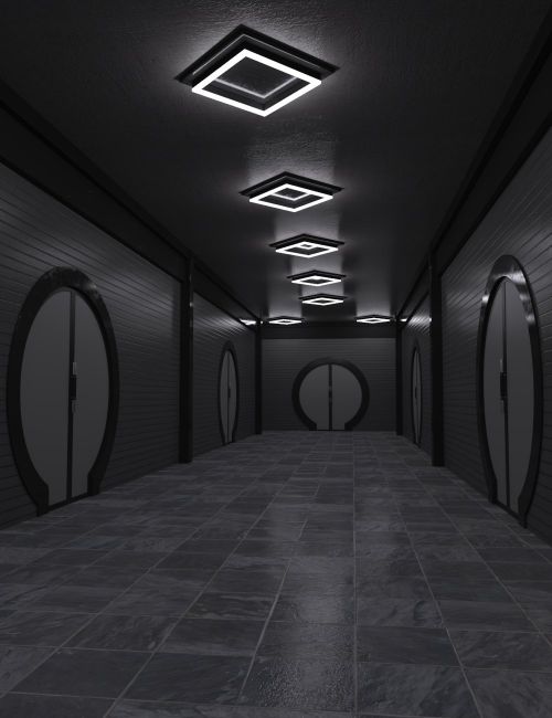 Click here to see preview images for "Dystopian Hallway Scene" Dystopian Hallway Scene