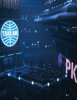 4th Sector Rooftop for Daz Studio