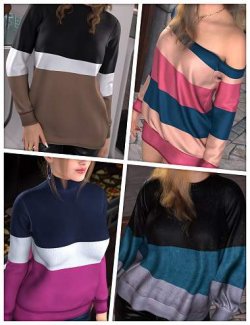 Everyday Textures for dForce 5-in-1 Cozy Sweaters