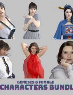 6 Characters Bundle for Genesis 8 Female